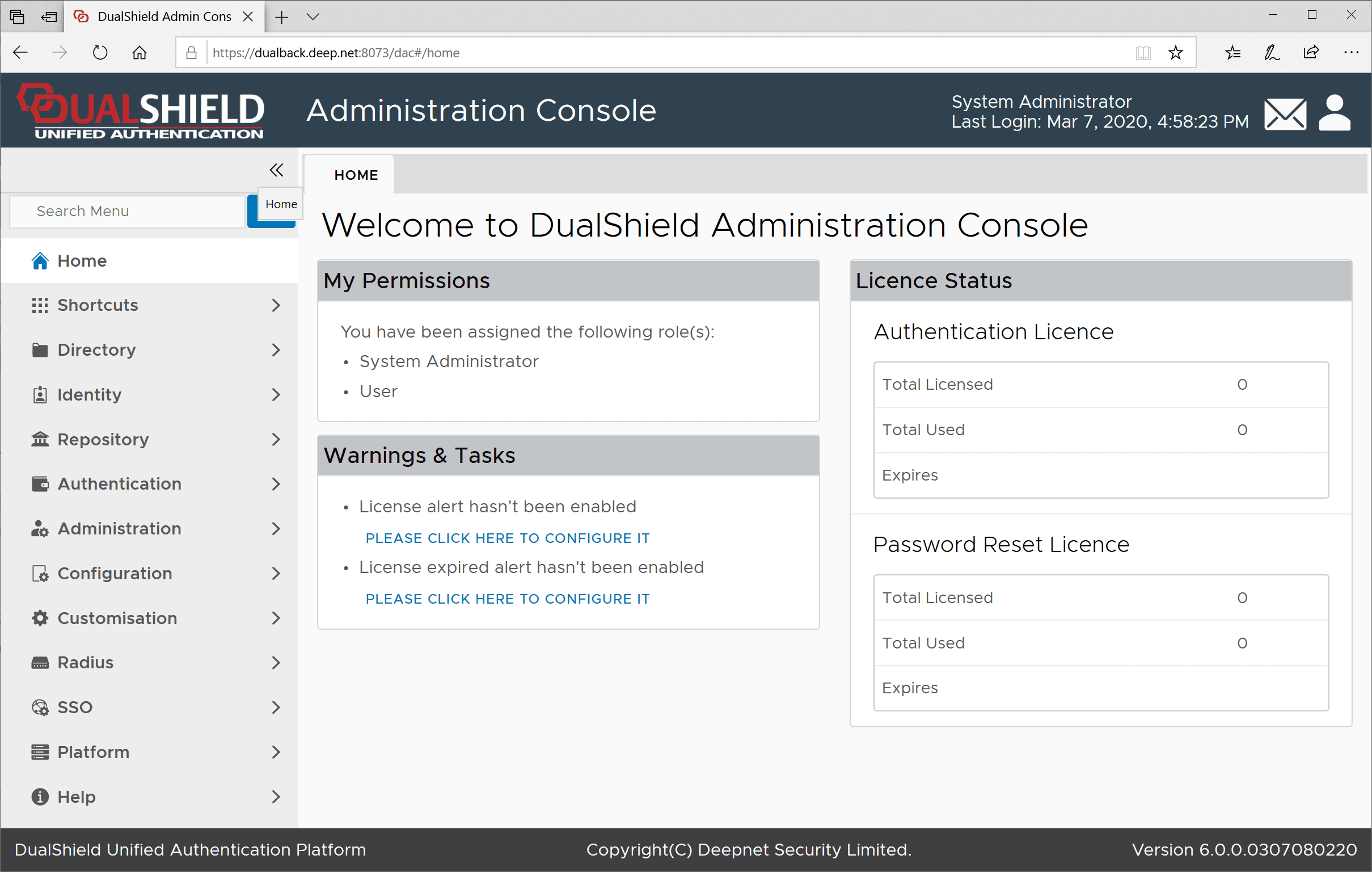 DualShield Konsole