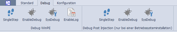 OSDeploy Konsole Debug